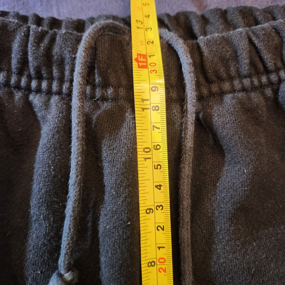 Champion Reverse Weave Sweatpants Mens Small Black Good Joggers GF71 BKC - Picture 7 of 13
